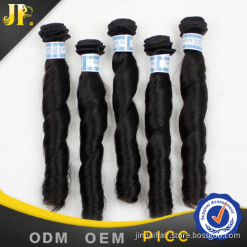 JP Hair Indian spring curl soft and smooth virgin grey human hair extensions